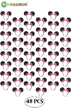 CERCHIETTO FRONTINO TOPOLETTA FUCSIA (CF 48 PZ)